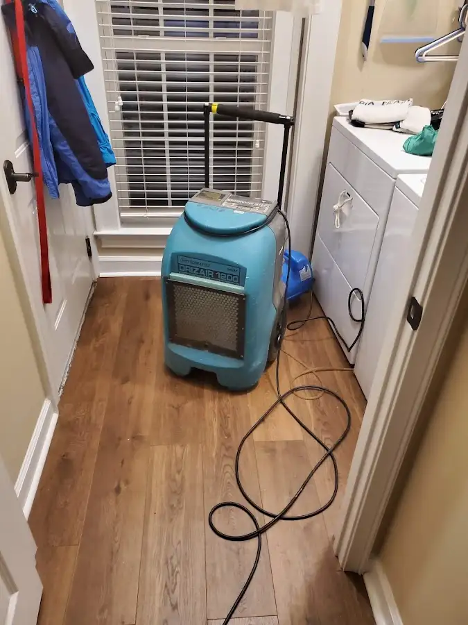 Commercial dehumidifier deployed for Flood Damage Cleanup in Cedar Falls